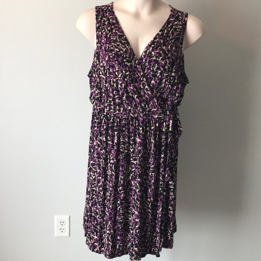 Faux wrap dress